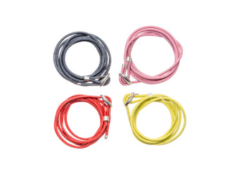 Lederarmbänder gewickelt mit Silberschließe