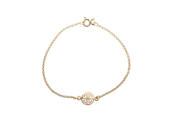 Armband Gold 750 mit Glückszeichen „Schö“