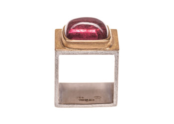 Silber, 900er Gold, Turmalin