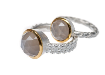 Silber, Gold, Mondstein