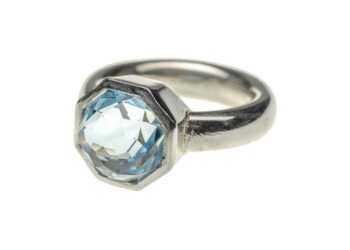 Silber, Topas "Bordeaux-Cut" Silber, Topas "Bordeaux-Cut"