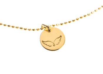 Glücksbringer Flügel, Gold 750